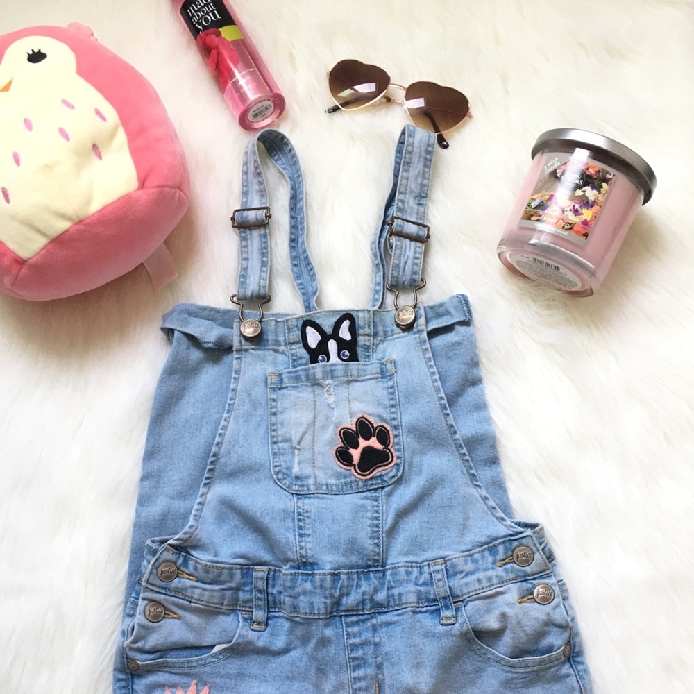 Justice overall pants